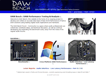 Tablet Screenshot of dawbench.com